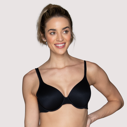 Vanity Fair Women's Body Shine Full Coverage T-Shirt Bra, Wirefree - Black  Jacquard, 110D: Buy Online at Best Price in Egypt - Souq is now