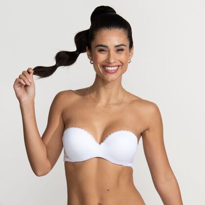 Lace-trimmed Push Up Bra
