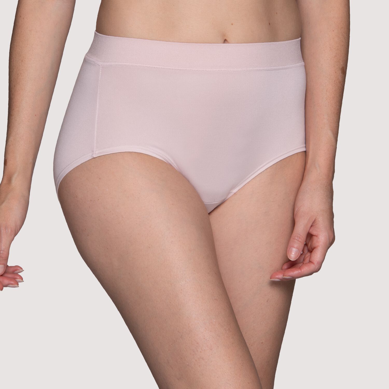 Women'S Cotton Underwear High Waist Stretch Briefs Soft Underpants Ladies  Full C