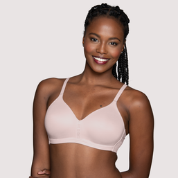 Vanity Fair Women's Wireless Comfort Bra, Customize Your Shape & Support:  Convertible Straps, Back Smoothing, Easy Pullover-Black, X-Large at   Women's Clothing store